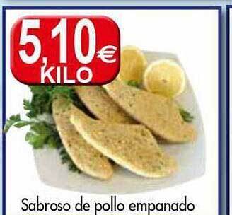 Congelados Copos Sabroso De Pollo Empanado oferta
