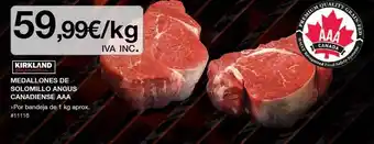 Costco Kirkland Medallones De Solomillo Angus Canadiense Aaa oferta