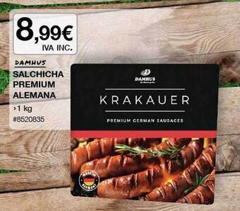 Damhus Salchicha Premium Alemana