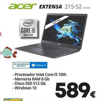 Ecomputer Acer Extensa 215-52 oferta