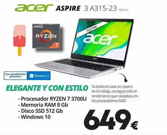 Ecomputer Acer Aspire 3 A315-23 oferta