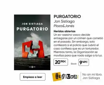 Fnac Purgatorio Jon Sistiaga Plaza&janés oferta