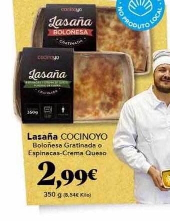 Gadis Lasaña Cocinoyo oferta