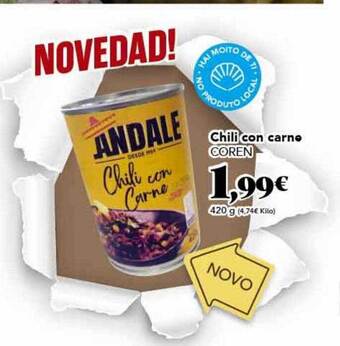 Gadis Chili Con Carne Coren oferta
