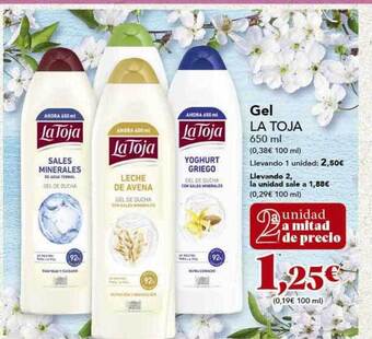 Gadis Gel La Toja oferta