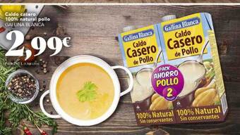 Gadis Caldo Casero 100% Natural Pollo Gallina Blanca oferta
