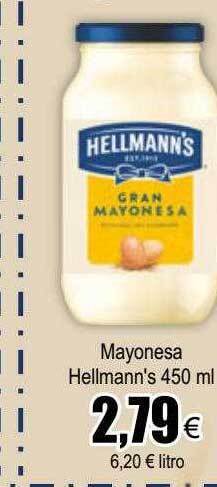 FROIZ Mayonesa Hellmann's oferta