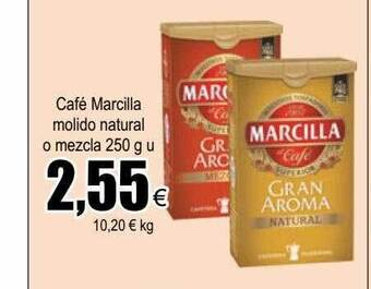FROIZ Café Marcilla Molido Natural O Mezcla oferta
