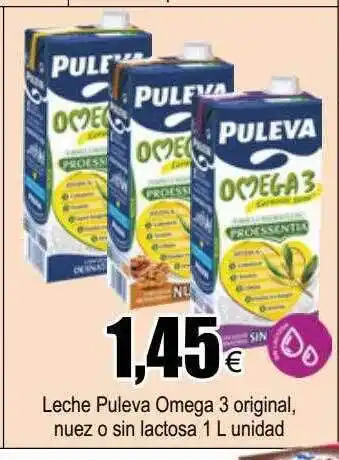 FROIZ Leche Puleva Omega 3 Original Nuez O Sin Lactosa oferta