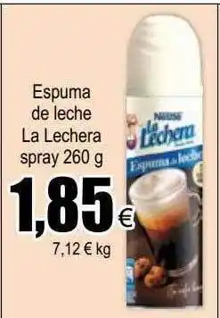FROIZ Espuma De Leche La Lechera Spray oferta