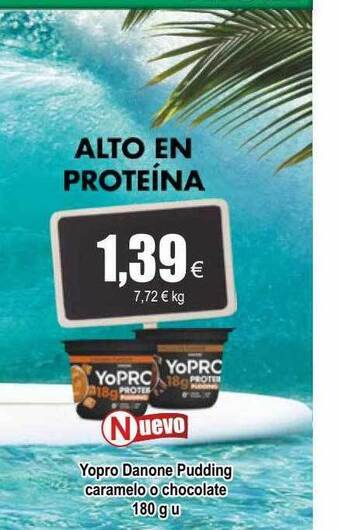 FROIZ Yopro Danone Pudding Caramelo O Chocolate oferta