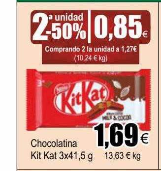 FROIZ Chocolatina Kit Kat oferta