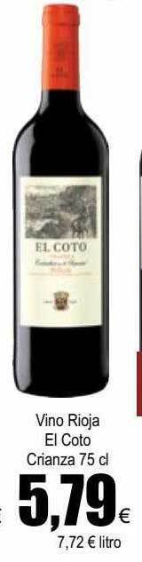 FROIZ Vino Rioja El Coto Crianza oferta