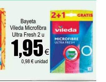 FROIZ Bayeta Vileda Microfibra Ultra Fresh oferta
