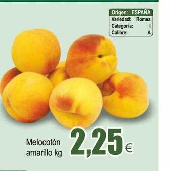 FROIZ Melocotón Amarillo Kg oferta