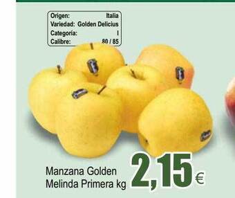 FROIZ Manzana Golden Melinda Primera Kg oferta