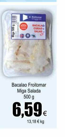 FROIZ Bacalao Froitomar Miga Salada oferta