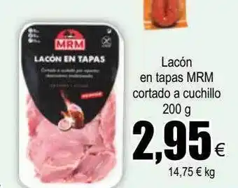 FROIZ Lacón En Tapas Mrm Cortado A Cuchillo oferta