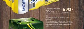 Gadis Cerveza Radler Limón Amstel oferta