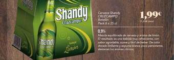 Gadis Cerveza Shandy Cruzcampo oferta