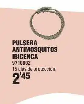 Optimus Pulsera Antimosquitos Ibicenca oferta