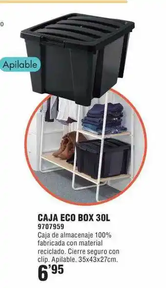 Optimus Caja Eco Box 30l oferta