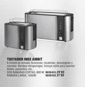 Optimus Tostador Inox Ambit oferta