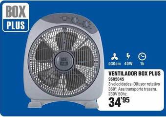 Optimus Ventilador Box Plus oferta