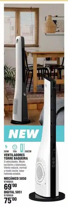 Optimus Ventiladores Torre Baqueira oferta