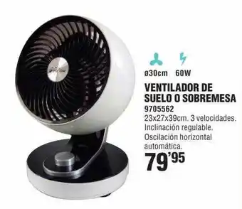 Optimus Ventilador De Suelo O Sobremesa oferta