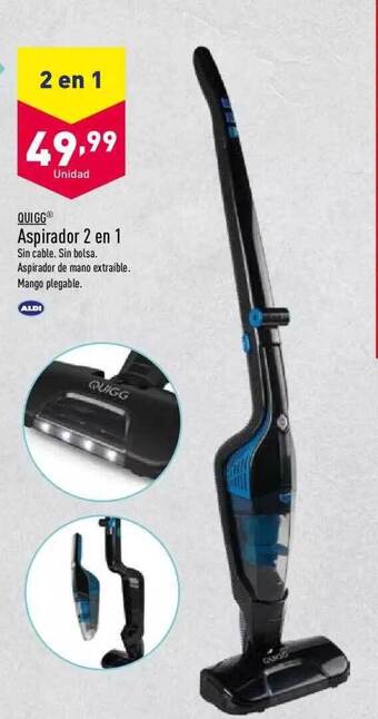 ALDI Quigg Aspirador 2 En 1 oferta
