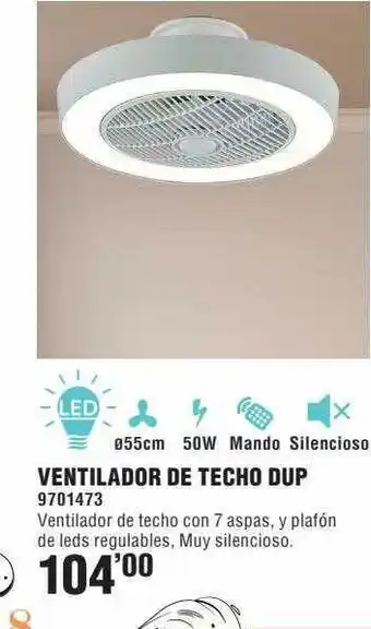 Optimus Ventilador De Techo Up oferta