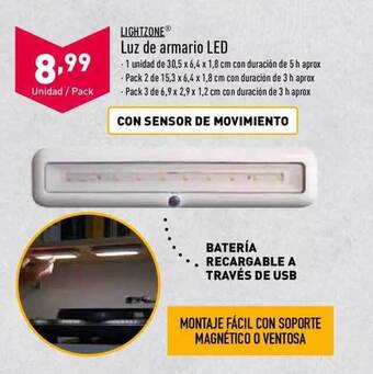 ALDI Lightzone Luz De Armario Led oferta