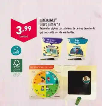 ALDI Mundo Diver Libro Interna oferta