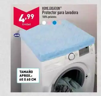 ALDI Home Creation Protector Para Lavadora oferta