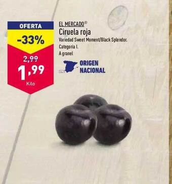 ALDI El Mercado Ciruela Roja oferta