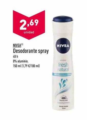 ALDI Nivea Desodorante Spray oferta