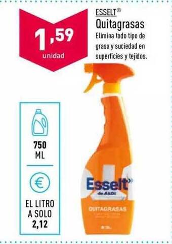 ALDI Esselt Quitagrasas oferta