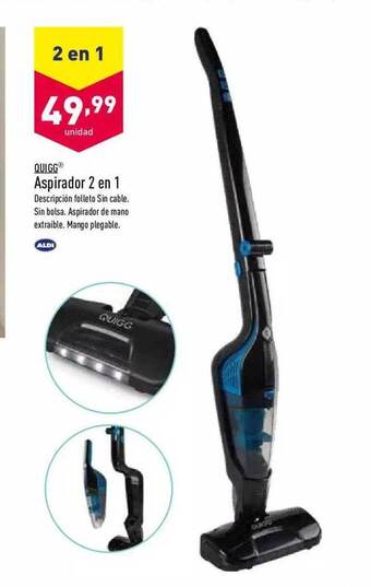 ALDI Quigg Aspirador 2 En 1 oferta