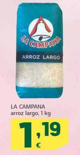 HiperDino La Campana Arroz Largo oferta