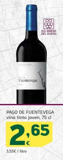 HiperDino Pago De Fuentevega Vino Tinto Joven oferta