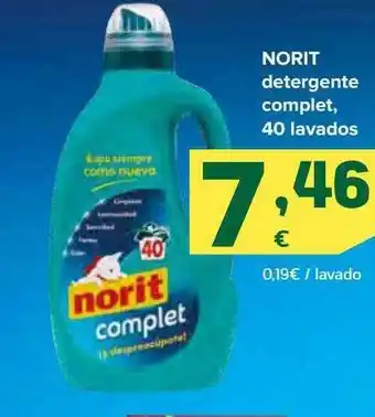HiperDino Norit Detergente Complet 40 Lavados oferta