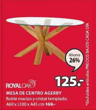 JYSK Royaloak Mesa De Centro Agerby oferta