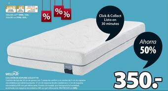 JYSK Wellpur Colchón De Espuma Gold F110 oferta