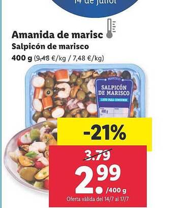 Lidl Salpicón De Marisco oferta