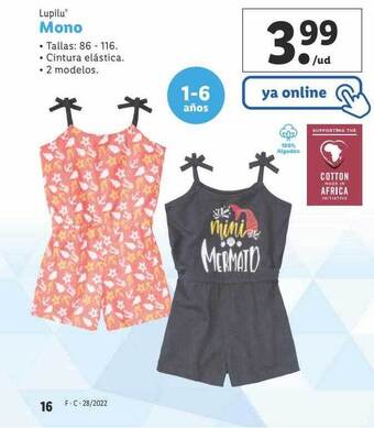 Lidl Lupilu Mono oferta