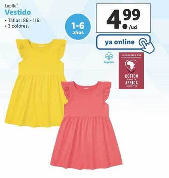 Lidl Lupilu Vestido oferta