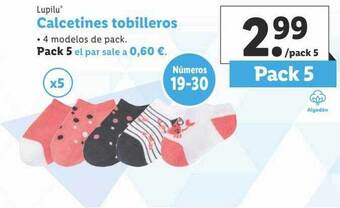 Lidl Lupilu Calcetines Tobilleros oferta