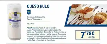 Makro Queso Rulo Makro Chef oferta