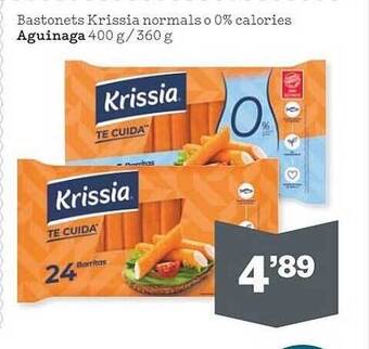 Sorli Bastonets Krissia Normals O 0% Calories Aguinaga oferta